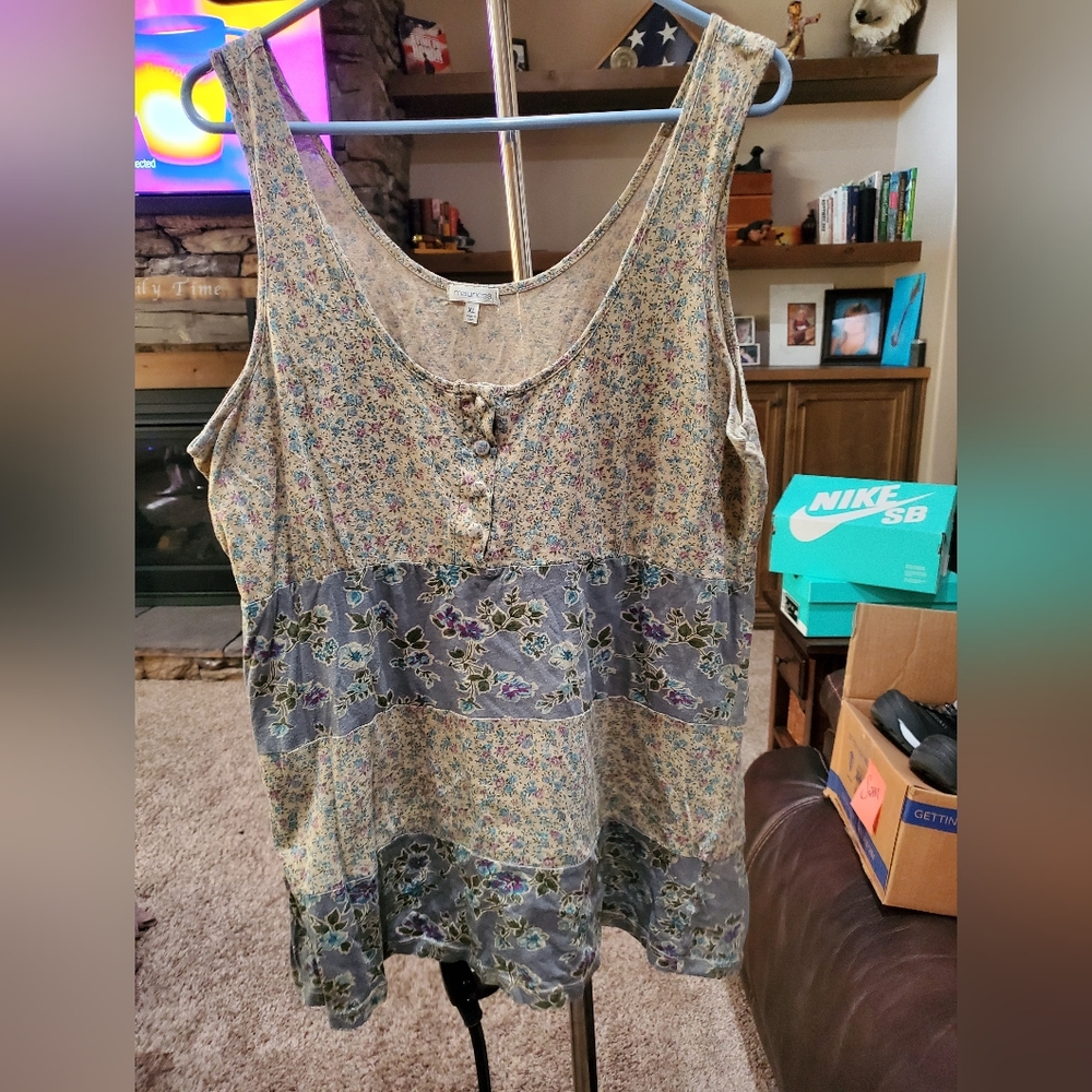Maurices green tank top